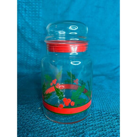 holly leaf christmas jar - Picture 4 of 9